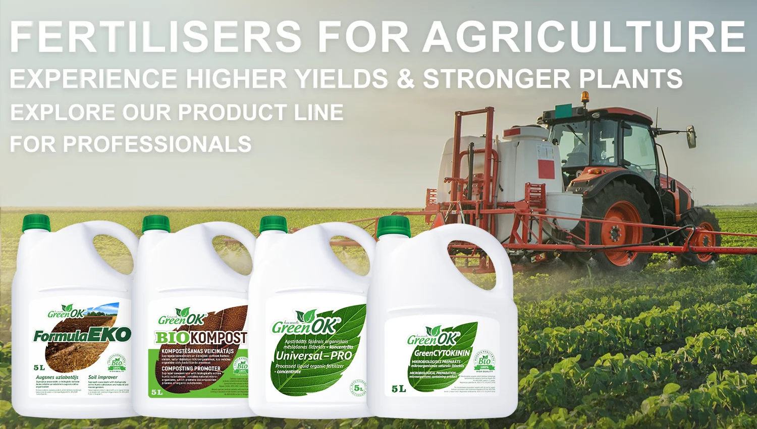 Professional and hobby line products for household - GreenOK